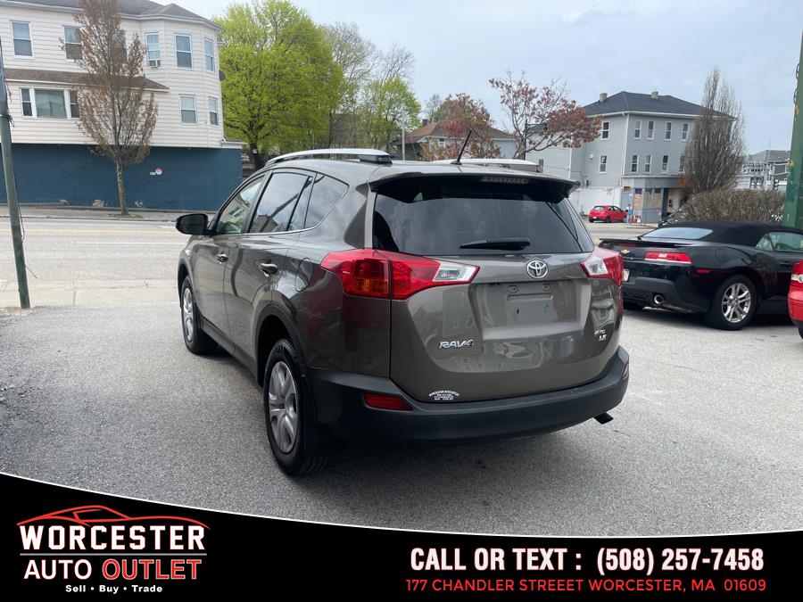 2013 Toyota RAV4 AWD 4dr LE (Natl), available for sale in Worcester, Massachusetts | Worcester Auto Outlet LLC. Worcester, Massachusetts 2013 Toyota RAV4 AWD 4dr LE (Natl), available for sale in Worcester, Massachusetts | Worcester Auto Outlet LLC. Worcester, Massachusetts