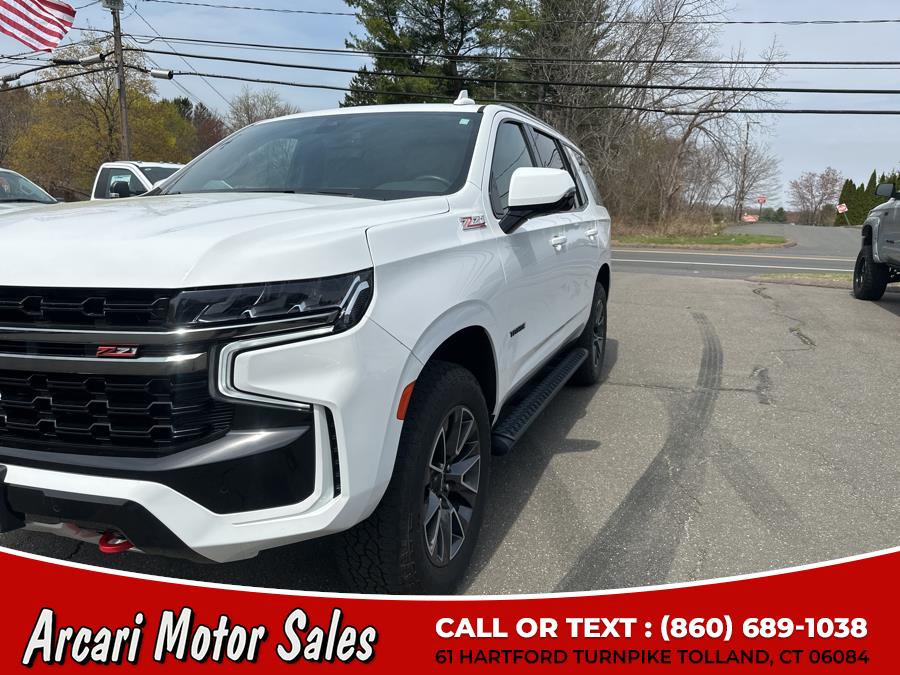 2021 Chevrolet Tahoe 4WD 4dr Z71, available for sale in Tolland, Connecticut | Arcari Motor Sales. Tolland, Connecticut 2021 Chevrolet Tahoe 4WD 4dr Z71, available for sale in Tolland, Connecticut | Arcari Motor Sales. Tolland, Connecticut