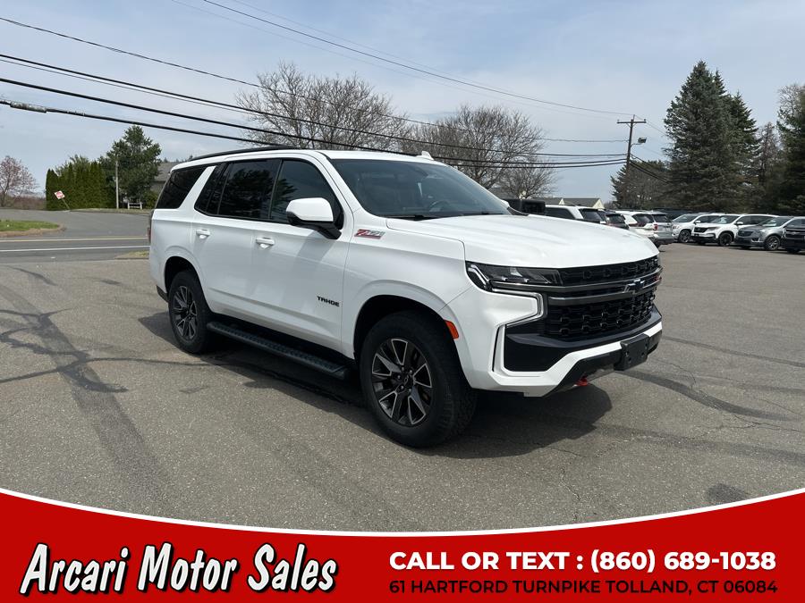 2021 Chevrolet Tahoe 4WD 4dr Z71, available for sale in Tolland, Connecticut | Arcari Motor Sales. Tolland, Connecticut 2021 Chevrolet Tahoe 4WD 4dr Z71, available for sale in Tolland, Connecticut | Arcari Motor Sales. Tolland, Connecticut
