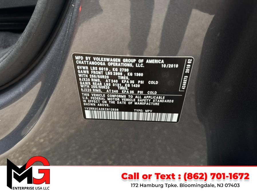 2019 Volkswagen Atlas 3.6L V6 SEL R-Line 4MOTION, available for sale in Bloomingdale, New Jersey | MG Enterprise USA. Bloomingdale, New Jersey 2019 Volkswagen Atlas 3.6L V6 SEL R-Line 4MOTION, available for sale in Bloomingdale, New Jersey | MG Enterprise USA. Bloomingdale, New Jersey