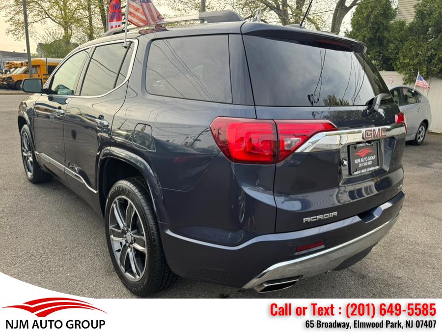 2018 GMC Acadia AWD 4dr Denali, available for sale in Elmwood Park, New Jersey | NJM Auto Group. Elmwood Park, New Jersey 2018 GMC Acadia AWD 4dr Denali, available for sale in Elmwood Park, New Jersey | NJM Auto Group. Elmwood Park, New Jersey