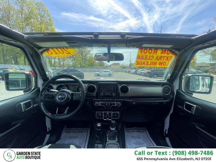 2018 Jeep Wrangler Unlimited Sport S 4x4, available for sale in Elizabeth, New Jersey | Garden State Auto Boutique. Elizabeth, New Jersey 2018 Jeep Wrangler Unlimited Sport S 4x4, available for sale in Elizabeth, New Jersey | Garden State Auto Boutique. Elizabeth, New Jersey