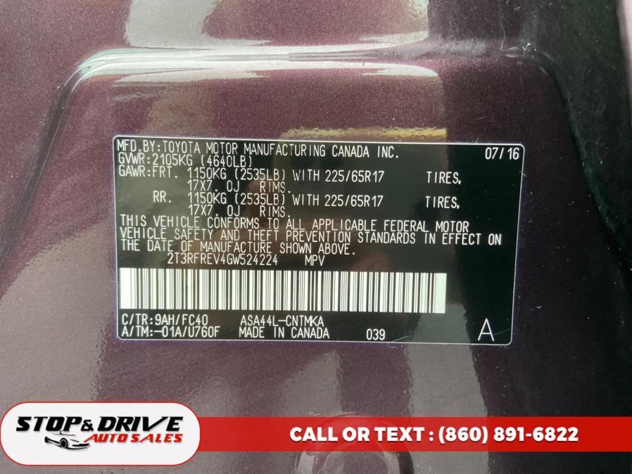2016 Toyota RAV4 AWD 4dr XLE (Natl), available for sale in East Windsor, Connecticut | Stop & Drive Auto Sales. East Windsor, Connecticut 2016 Toyota RAV4 AWD 4dr XLE (Natl), available for sale in East Windsor, Connecticut | Stop & Drive Auto Sales. East Windsor, Connecticut