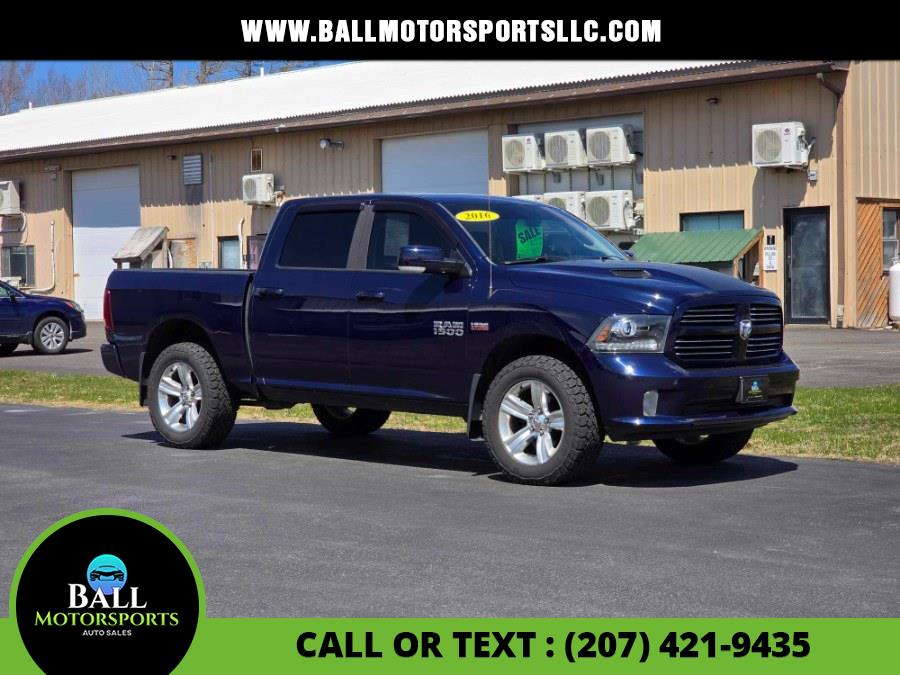 2016 Ram 1500 4WD Crew Cab 140.5" Sport, available for sale in Brewer, Maine | Ball Motorsports LLC. Brewer, Maine 2016 Ram 1500 4WD Crew Cab 140.5" Sport, available for sale in Brewer, Maine | Ball Motorsports LLC. Brewer, Maine