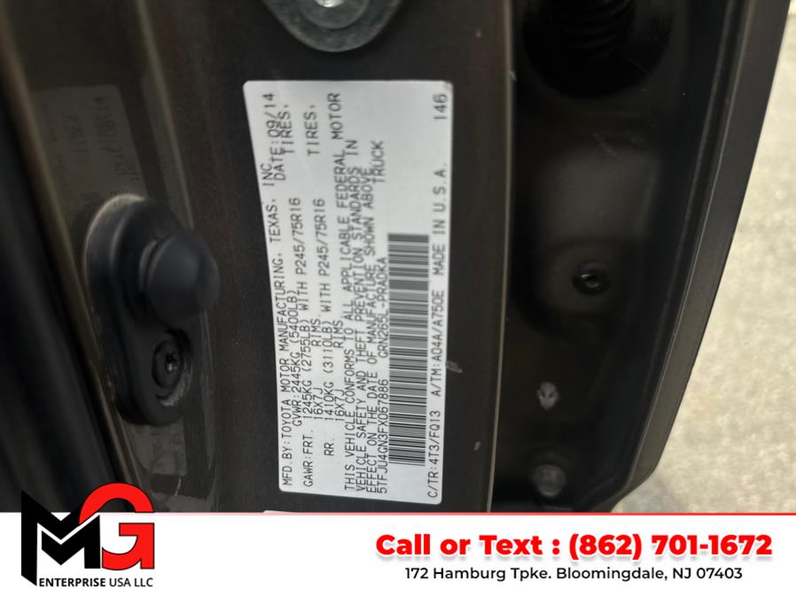 2015 Toyota Tacoma 2WD Double Cab V6 AT PreRunner (Natl), available for sale in Bloomingdale, New Jersey | MG Enterprise USA. Bloomingdale, New Jersey 2015 Toyota Tacoma 2WD Double Cab V6 AT PreRunner (Natl), available for sale in Bloomingdale, New Jersey | MG Enterprise USA. Bloomingdale, New Jersey