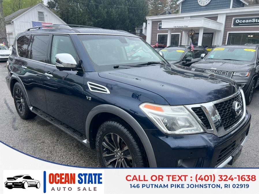 2017 Nissan Armada 4x4 Platinum, available for sale in Johnston, Rhode Island | Ocean State Auto Sales. Johnston, Rhode Island 2017 Nissan Armada 4x4 Platinum, available for sale in Johnston, Rhode Island | Ocean State Auto Sales. Johnston, Rhode Island