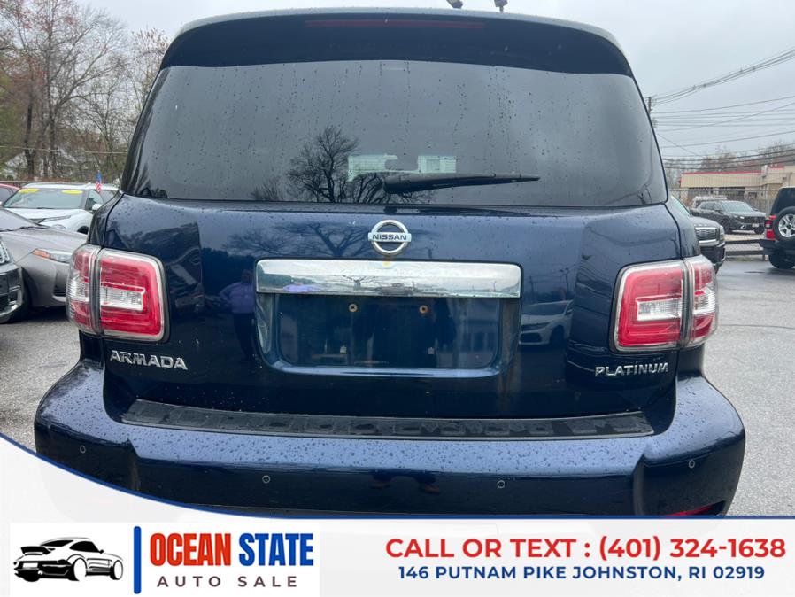 2017 Nissan Armada 4x4 Platinum, available for sale in Johnston, Rhode Island | Ocean State Auto Sales. Johnston, Rhode Island 2017 Nissan Armada 4x4 Platinum, available for sale in Johnston, Rhode Island | Ocean State Auto Sales. Johnston, Rhode Island