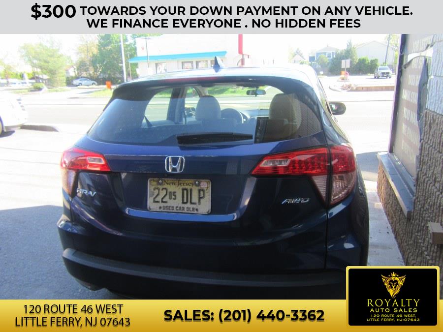 2016 Honda HR-V AWD 4dr CVT LX, available for sale in Little Ferry, New Jersey | Royalty Auto Sales. Little Ferry, New Jersey 2016 Honda HR-V AWD 4dr CVT LX, available for sale in Little Ferry, New Jersey | Royalty Auto Sales. Little Ferry, New Jersey