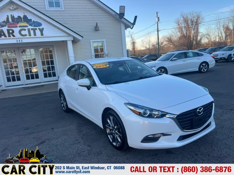 2018 Mazda Mazda3 4-Door Touring Auto, available for sale in East Windsor, Connecticut | Car City LLC. East Windsor, Connecticut 2018 Mazda Mazda3 4-Door Touring Auto, available for sale in East Windsor, Connecticut | Car City LLC. East Windsor, Connecticut