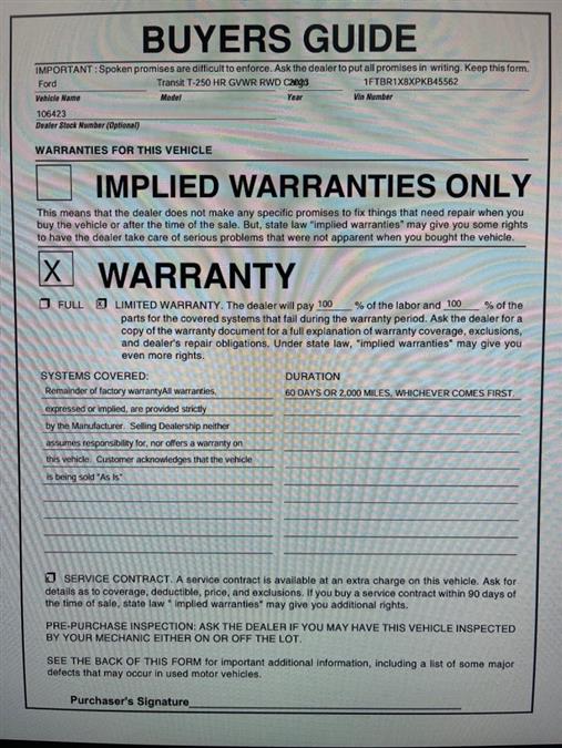 2023 Ford Transit T-250 Hr Gvwr Rwd Cargo Van , available for sale in Maple Shade, New Jersey | Car Revolution. Maple Shade, New Jersey 2023 Ford Transit T-250 Hr Gvwr Rwd Cargo Van , available for sale in Maple Shade, New Jersey | Car Revolution. Maple Shade, New Jersey