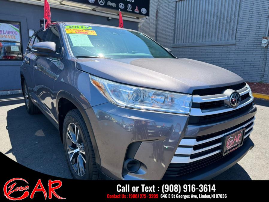 2019 Toyota Highlander LE Plus V6 AWD (Natl), available for sale in Linden, New Jersey | Car Zone. Linden, New Jersey 2019 Toyota Highlander LE Plus V6 AWD (Natl), available for sale in Linden, New Jersey | Car Zone. Linden, New Jersey