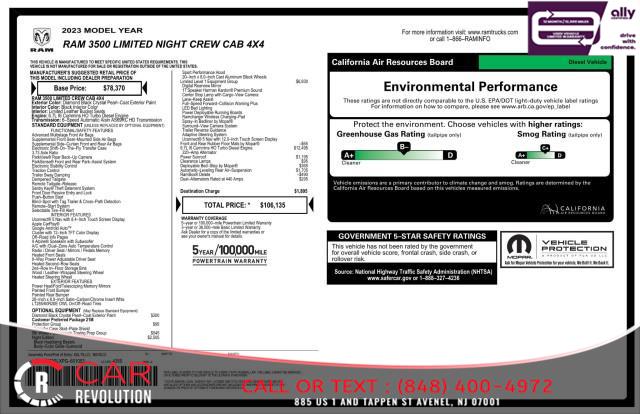 2023 Ram 3500 Limited 4X4 CREW CAB 6'4'' BOX, available for sale in Avenel, New Jersey | Car Revolution. Avenel, New Jersey 2023 Ram 3500 Limited 4X4 CREW CAB 6'4'' BOX, available for sale in Avenel, New Jersey | Car Revolution. Avenel, New Jersey