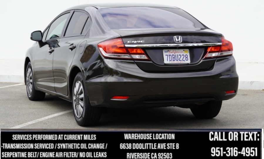 2013 Honda Civic Sdn LX 4dr (ONE OWNER), available for sale in Riverside, California | Big Timin Motors LLC. Riverside, California 2013 Honda Civic Sdn LX 4dr (ONE OWNER), available for sale in Riverside, California | Big Timin Motors LLC. Riverside, California