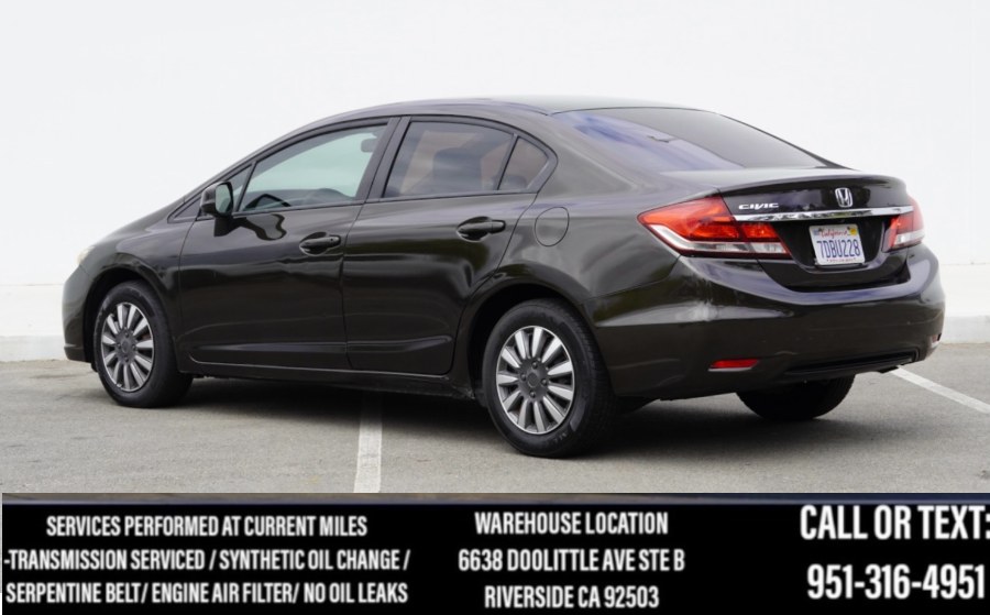 2013 Honda Civic Sdn LX 4dr (ONE OWNER), available for sale in Riverside, California | Big Timin Motors LLC. Riverside, California 2013 Honda Civic Sdn LX 4dr (ONE OWNER), available for sale in Riverside, California | Big Timin Motors LLC. Riverside, California