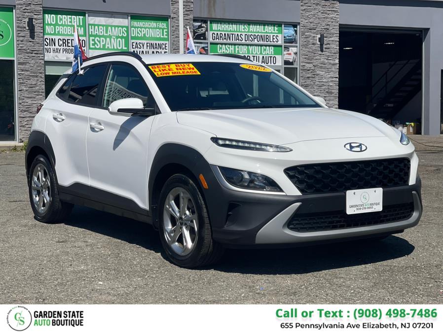 2022 Hyundai Kona SEL Auto FWD, available for sale in Elizabeth, New Jersey | Garden State Auto Boutique. Elizabeth, New Jersey 2022 Hyundai Kona SEL Auto FWD, available for sale in Elizabeth, New Jersey | Garden State Auto Boutique. Elizabeth, New Jersey
