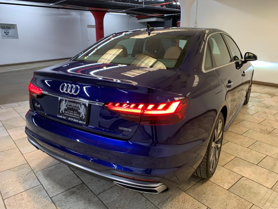 2022 Audi A4 Sedan Premium 40 TFSI quattro, available for sale in Hillside, New Jersey | Euro Lux Auto. Hillside, New Jersey 2022 Audi A4 Sedan Premium 40 TFSI quattro, available for sale in Hillside, New Jersey | Euro Lux Auto. Hillside, New Jersey