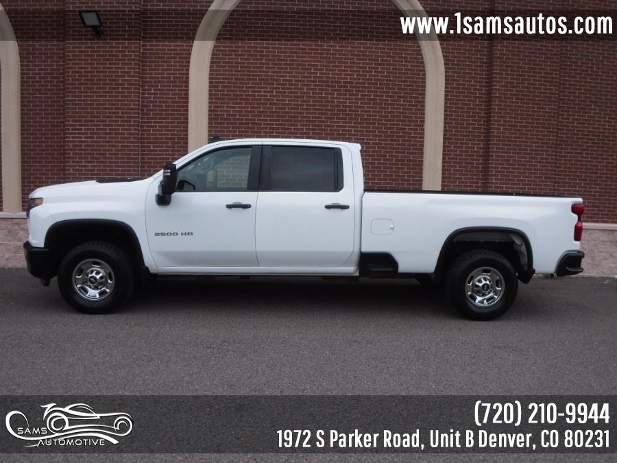 2022 Chevrolet Silverado 2500HD 4WD Crew Cab 172" Work Truck, available for sale in Denver, Colorado | Sam's Automotive. Denver, Colorado 2022 Chevrolet Silverado 2500HD 4WD Crew Cab 172" Work Truck, available for sale in Denver, Colorado | Sam's Automotive. Denver, Colorado