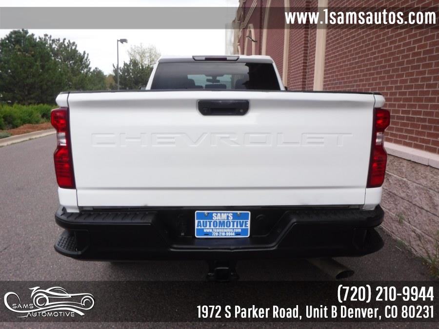 2022 Chevrolet Silverado 2500HD 4WD Crew Cab 172" Work Truck, available for sale in Denver, Colorado | Sam's Automotive. Denver, Colorado 2022 Chevrolet Silverado 2500HD 4WD Crew Cab 172" Work Truck, available for sale in Denver, Colorado | Sam's Automotive. Denver, Colorado