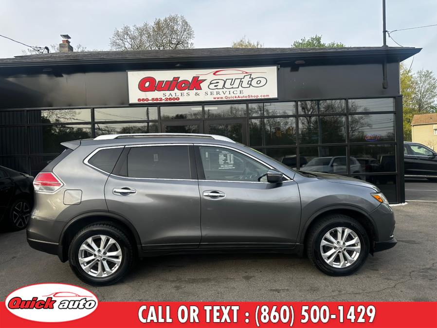 2015 Nissan Rogue AWD 4dr SV, available for sale in Bristol, Connecticut | Quick Auto LLC. Bristol, Connecticut 2015 Nissan Rogue AWD 4dr SV, available for sale in Bristol, Connecticut | Quick Auto LLC. Bristol, Connecticut