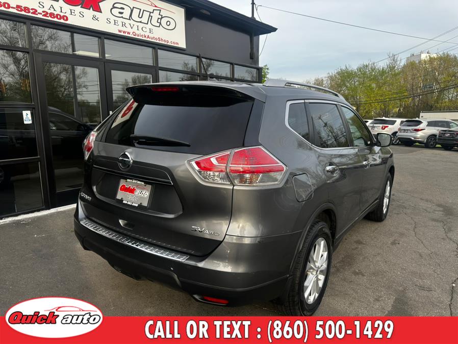 2015 Nissan Rogue AWD 4dr SV, available for sale in Bristol, Connecticut | Quick Auto LLC. Bristol, Connecticut 2015 Nissan Rogue AWD 4dr SV, available for sale in Bristol, Connecticut | Quick Auto LLC. Bristol, Connecticut