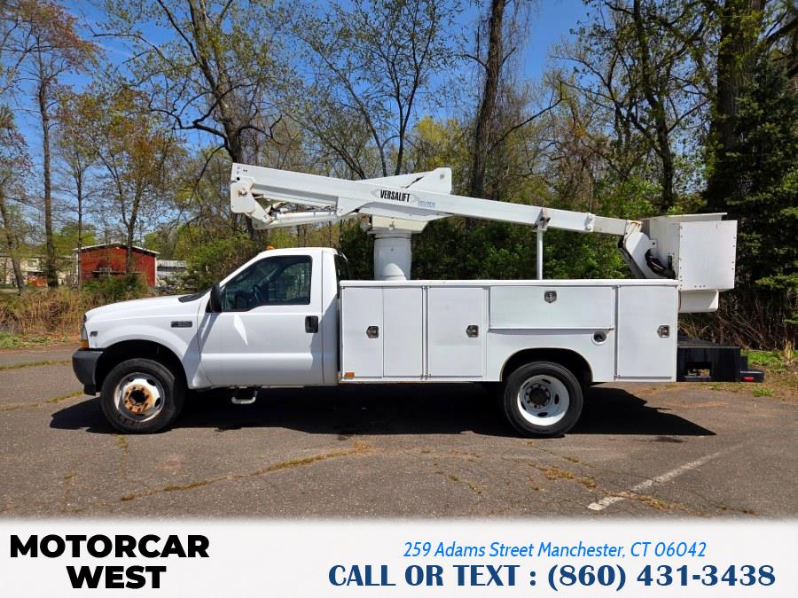 2004 Ford Super Duty F-550 DRW Reg Cab 201" WB 120" CA XLT, available for sale in Manchester, Connecticut | Motorcar West. Manchester, Connecticut 2004 Ford Super Duty F-550 DRW Reg Cab 201" WB 120" CA XLT, available for sale in Manchester, Connecticut | Motorcar West. Manchester, Connecticut