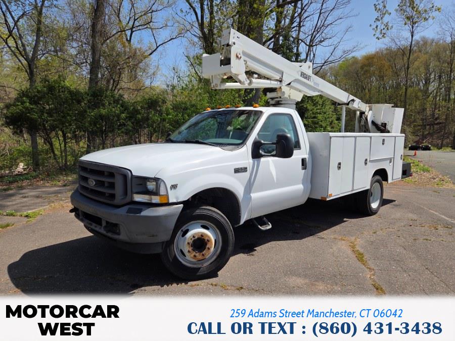 2004 Ford Super Duty F-550 DRW Reg Cab 201" WB 120" CA XLT, available for sale in Manchester, Connecticut | Motorcar West. Manchester, Connecticut 2004 Ford Super Duty F-550 DRW Reg Cab 201" WB 120" CA XLT, available for sale in Manchester, Connecticut | Motorcar West. Manchester, Connecticut
