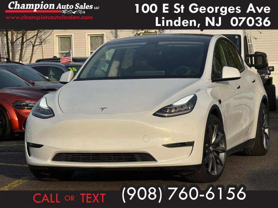 Used 2020 Tesla Model Y in Linden, New Jersey | Champion Auto Sales. Linden, New Jersey
