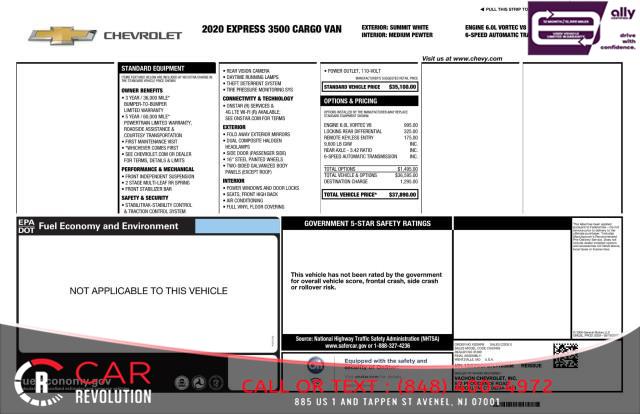 2020 Chevrolet Express Cargo Work Van 3500 135'', available for sale in Avenel, New Jersey | Car Revolution. Avenel, New Jersey 2020 Chevrolet Express Cargo Work Van 3500 135'', available for sale in Avenel, New Jersey | Car Revolution. Avenel, New Jersey