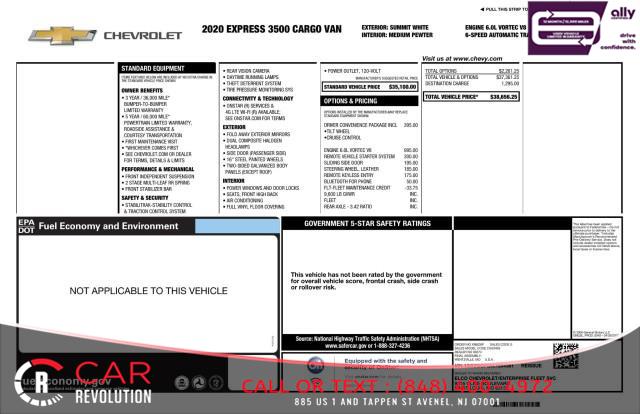 2020 Chevrolet Express Cargo Work Van 3500 135'', available for sale in Avenel, New Jersey | Car Revolution. Avenel, New Jersey 2020 Chevrolet Express Cargo Work Van 3500 135'', available for sale in Avenel, New Jersey | Car Revolution. Avenel, New Jersey