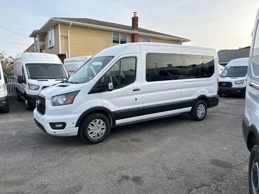 2024 Ford Transit Passenger Wagon T-350 148" Med Roof XLT RWD, available for sale in Franklin Square, New York | Franklin Square Auto Group. Franklin Square, New York 2024 Ford Transit Passenger Wagon T-350 148" Med Roof XLT RWD, available for sale in Franklin Square, New York | Franklin Square Auto Group. Franklin Square, New York