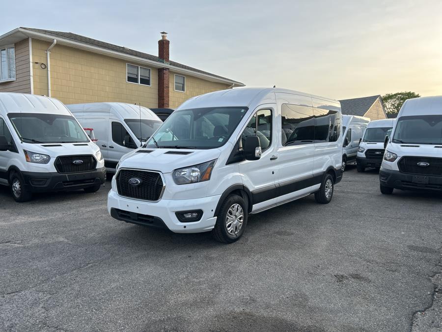 2024 Ford Transit Passenger Wagon T-350 148" Med Roof XLT RWD, available for sale in Franklin Square, New York | Franklin Square Auto Group. Franklin Square, New York 2024 Ford Transit Passenger Wagon T-350 148" Med Roof XLT RWD, available for sale in Franklin Square, New York | Franklin Square Auto Group. Franklin Square, New York