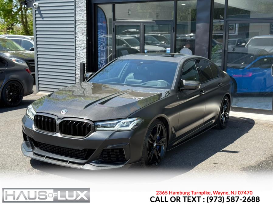 2022 BMW 5 Series M550i xDrive Sedan, available for sale in Wayne, New Jersey | Haus of Lux. Wayne, New Jersey 2022 BMW 5 Series M550i xDrive Sedan, available for sale in Wayne, New Jersey | Haus of Lux. Wayne, New Jersey