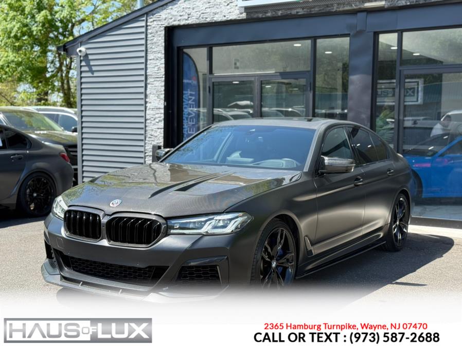 2022 BMW 5 Series M550i xDrive Sedan, available for sale in Wayne, New Jersey | Haus of Lux. Wayne, New Jersey 2022 BMW 5 Series M550i xDrive Sedan, available for sale in Wayne, New Jersey | Haus of Lux. Wayne, New Jersey