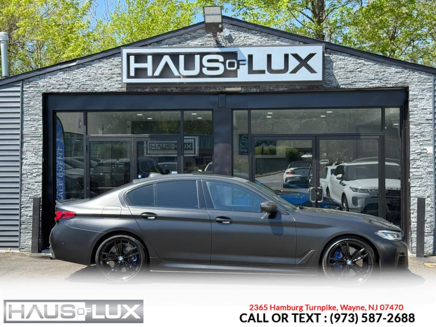 2022 BMW 5 Series M550i xDrive Sedan, available for sale in Wayne, New Jersey | Haus of Lux. Wayne, New Jersey 2022 BMW 5 Series M550i xDrive Sedan, available for sale in Wayne, New Jersey | Haus of Lux. Wayne, New Jersey