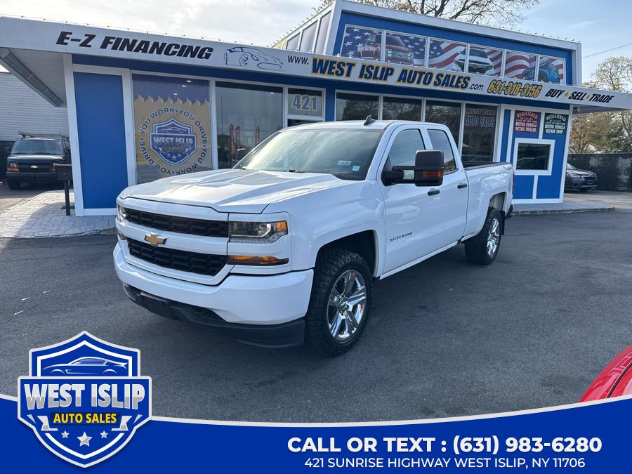 2017 Chevrolet Silverado 1500 4WD Double Cab 143.5" Custom, available for sale in West Islip, New York | West Islip Auto Sales. West Islip, New York 2017 Chevrolet Silverado 1500 4WD Double Cab 143.5" Custom, available for sale in West Islip, New York | West Islip Auto Sales. West Islip, New York