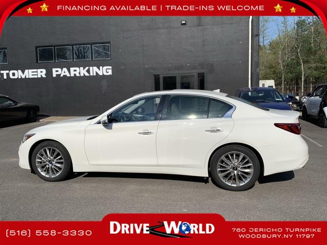 2021 Infiniti Q50 3.0t LUXE, available for sale in Woodbury, New York | Drive World. Woodbury, New York 2021 Infiniti Q50 3.0t LUXE, available for sale in Woodbury, New York | Drive World. Woodbury, New York