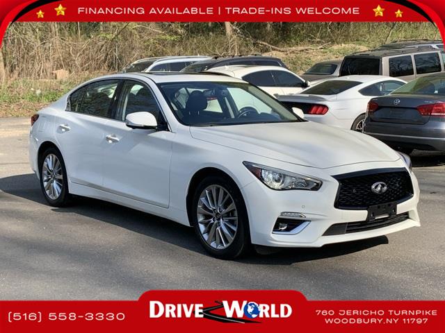 2021 Infiniti Q50 3.0t LUXE, available for sale in Woodbury, New York | Drive World. Woodbury, New York 2021 Infiniti Q50 3.0t LUXE, available for sale in Woodbury, New York | Drive World. Woodbury, New York