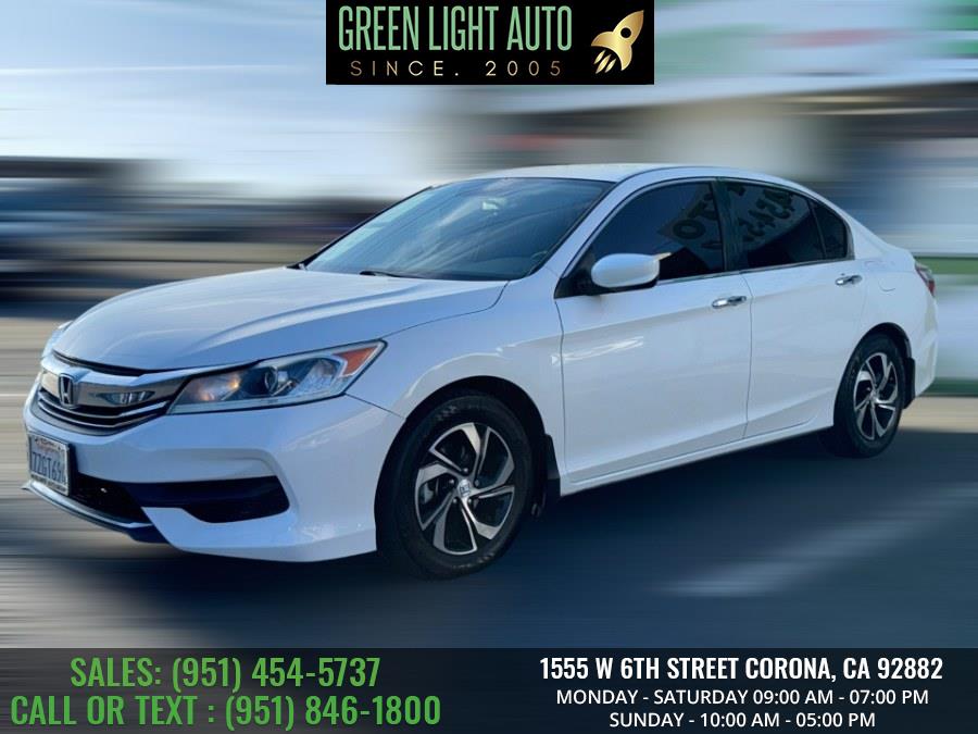 2017 Honda Accord Sedan LX CVT, available for sale in Corona, California | Green Light Auto. Corona, California 2017 Honda Accord Sedan LX CVT, available for sale in Corona, California | Green Light Auto. Corona, California
