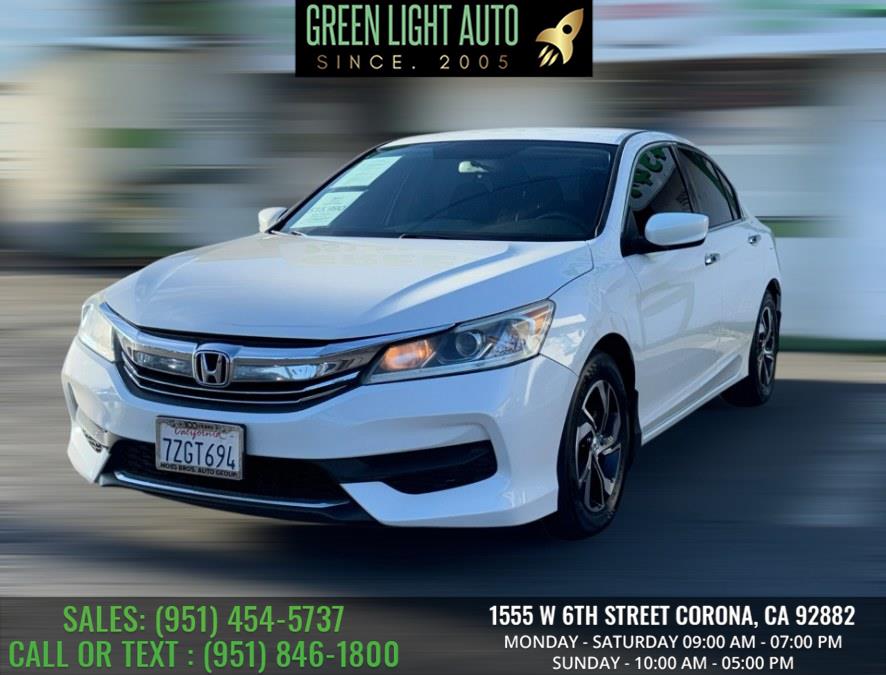 2017 Honda Accord Sedan LX CVT, available for sale in Corona, California | Green Light Auto. Corona, California 2017 Honda Accord Sedan LX CVT, available for sale in Corona, California | Green Light Auto. Corona, California