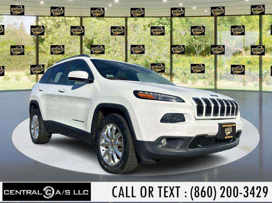 2016 Jeep Cherokee 4WD 4dr Limited, available for sale in East Windsor, Connecticut | Central A/S LLC. East Windsor, Connecticut 2016 Jeep Cherokee 4WD 4dr Limited, available for sale in East Windsor, Connecticut | Central A/S LLC. East Windsor, Connecticut