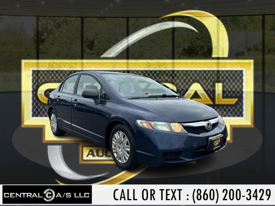 2009 Honda Civic Sdn 4dr Man DX, available for sale in East Windsor, Connecticut | Central A/S LLC. East Windsor, Connecticut 2009 Honda Civic Sdn 4dr Man DX, available for sale in East Windsor, Connecticut | Central A/S LLC. East Windsor, Connecticut
