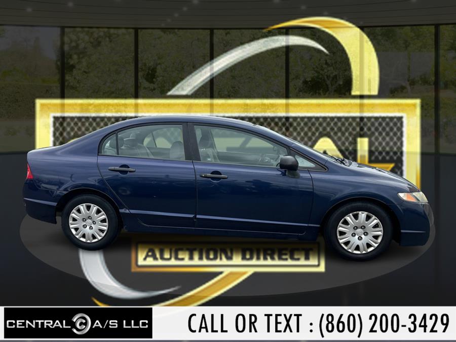 2009 Honda Civic Sdn 4dr Man DX, available for sale in East Windsor, Connecticut | Central A/S LLC. East Windsor, Connecticut 2009 Honda Civic Sdn 4dr Man DX, available for sale in East Windsor, Connecticut | Central A/S LLC. East Windsor, Connecticut
