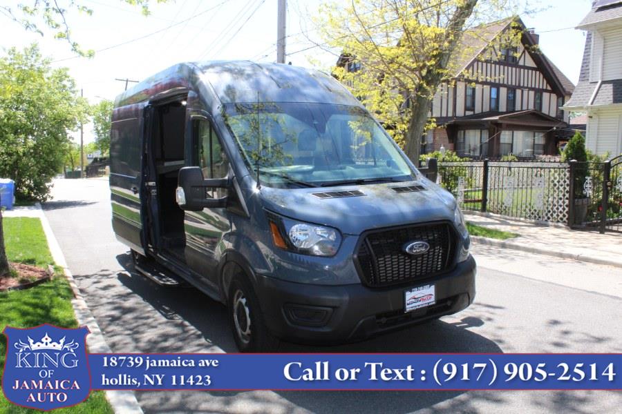 2021 Ford Transit Cargo Van T-250 148" EL Hi Rf 9070 GVWR RWD, available for sale in Hollis, New York | King of Jamaica Auto Inc. Hollis, New York 2021 Ford Transit Cargo Van T-250 148" EL Hi Rf 9070 GVWR RWD, available for sale in Hollis, New York | King of Jamaica Auto Inc. Hollis, New York
