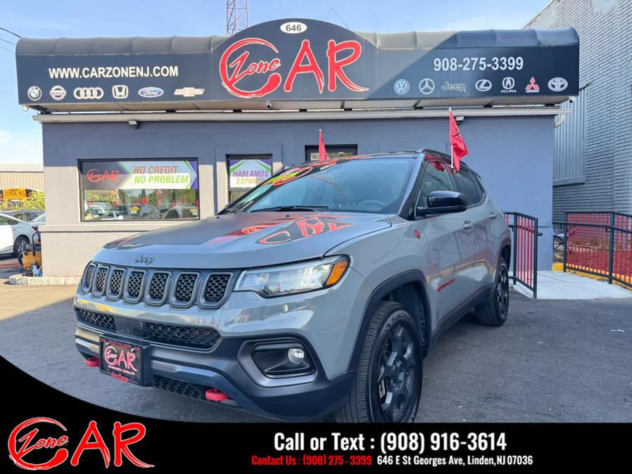 Used 2023 Jeep Compass in Linden, New Jersey | Car Zone. Linden, New Jersey