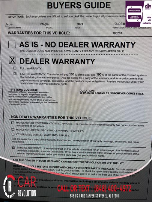 2023 Acura Integra w/A-Spec Technology Package, available for sale in Avenel, New Jersey | Car Revolution. Avenel, New Jersey 2023 Acura Integra w/A-Spec Technology Package, available for sale in Avenel, New Jersey | Car Revolution. Avenel, New Jersey