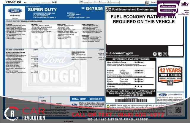 2019 Ford F-250 XL 4WD REG CAB 8' BOX, available for sale in Avenel, New Jersey | Car Revolution. Avenel, New Jersey 2019 Ford F-250 XL 4WD REG CAB 8' BOX, available for sale in Avenel, New Jersey | Car Revolution. Avenel, New Jersey