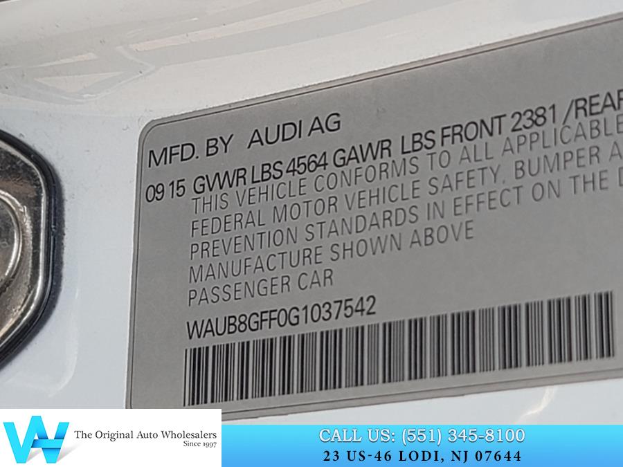 2016 Audi A3 4dr Sdn quattro 2.0T Premium, available for sale in Lodi, New Jersey | AW Auto & Truck Wholesalers, Inc. Lodi, New Jersey 2016 Audi A3 4dr Sdn quattro 2.0T Premium, available for sale in Lodi, New Jersey | AW Auto & Truck Wholesalers, Inc. Lodi, New Jersey