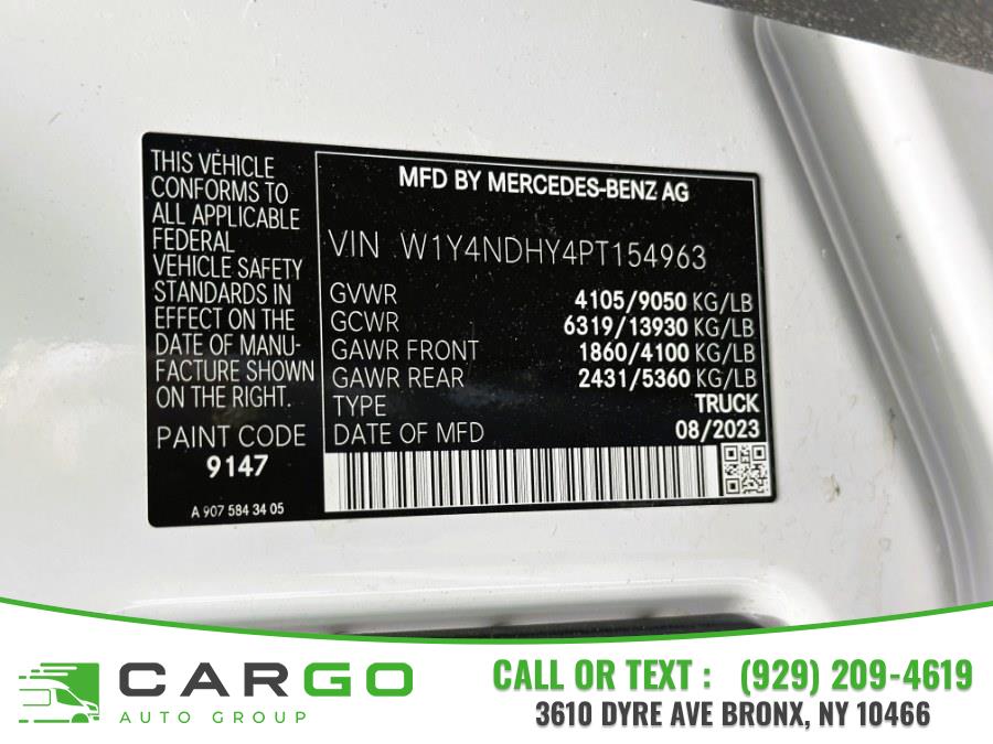 2023 Mercedes-Benz Sprinter Cargo Van 2500 High Roof I4 Diesel HO 170" Extended RWD, available for sale in Bronx, New York | Cargo Auto Group LLC. Bronx, New York 2023 Mercedes-Benz Sprinter Cargo Van 2500 High Roof I4 Diesel HO 170" Extended RWD, available for sale in Bronx, New York | Cargo Auto Group LLC. Bronx, New York