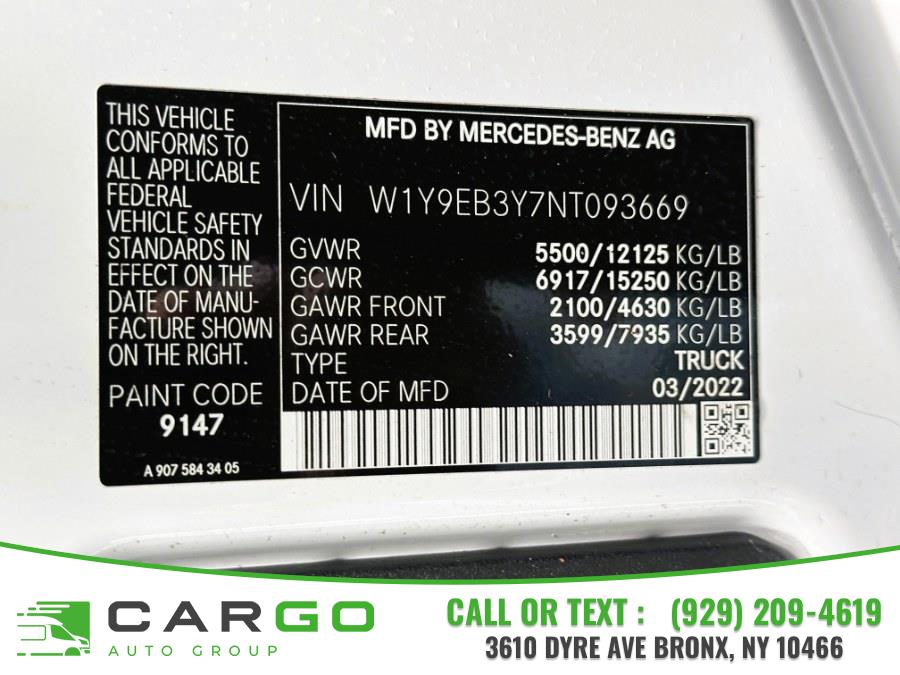 2022 Mercedes-Benz Sprinter Cargo Van 4500 Standard Roof V6 144" RWD, available for sale in Bronx, New York | Cargo Auto Group LLC. Bronx, New York 2022 Mercedes-Benz Sprinter Cargo Van 4500 Standard Roof V6 144" RWD, available for sale in Bronx, New York | Cargo Auto Group LLC. Bronx, New York