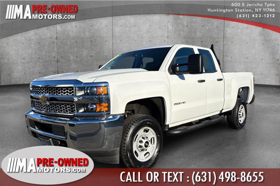 2019 Chevrolet Silverado 2500HD 4WD Double Cab 144.2" Work Truck well maintained, available for sale in Huntington Station, New York | M & A Motors. Huntington Station, New York 2019 Chevrolet Silverado 2500HD 4WD Double Cab 144.2" Work Truck well maintained, available for sale in Huntington Station, New York | M & A Motors. Huntington Station, New York